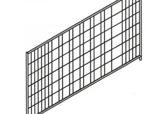 Zaunelement Typ 2 (Kurvenelement)
